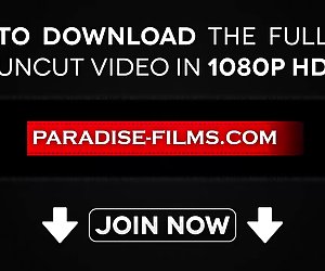 Parti mill-ġenna films gorgeuos naturali teen fl-ewwel darba threesome